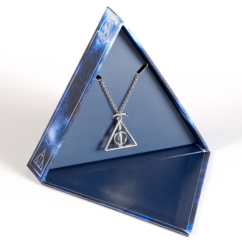 (image for) Harry Potter Spinning Deathly Hallows Necklace Gift Box