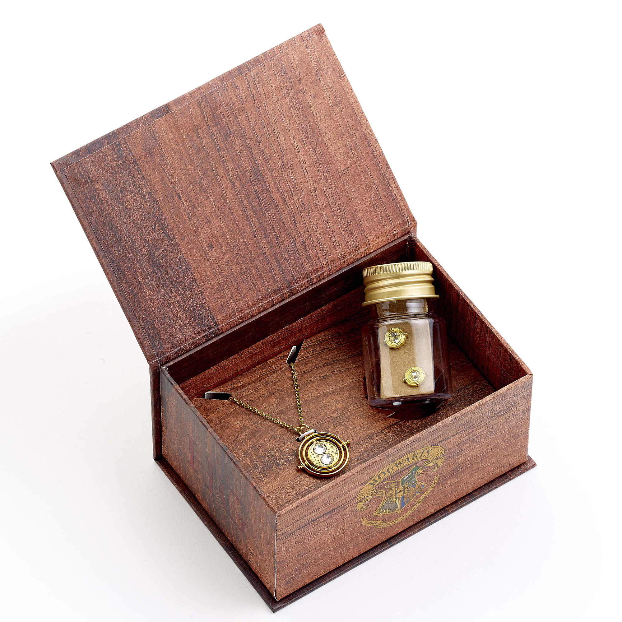 (image for) Harry Potter Time Turner Necklace & Earrings Gift Box
