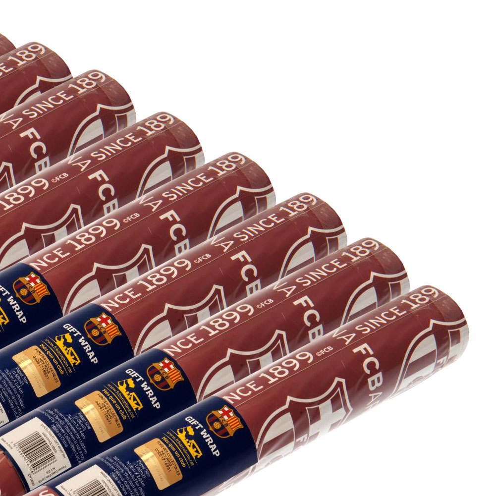 (image for) FC Barcelona Gift Wrap x 24
