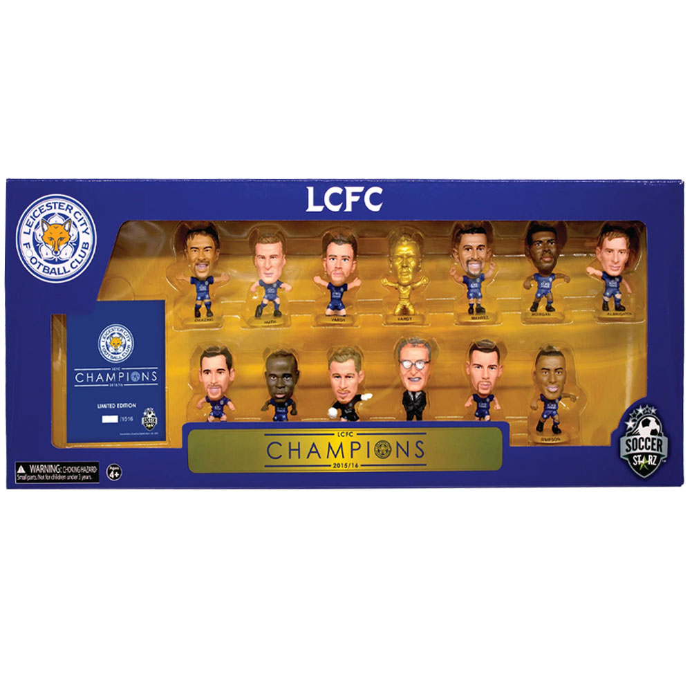 (image for) Leicester City FC SoccerStarz Premier League Winners Team Pack