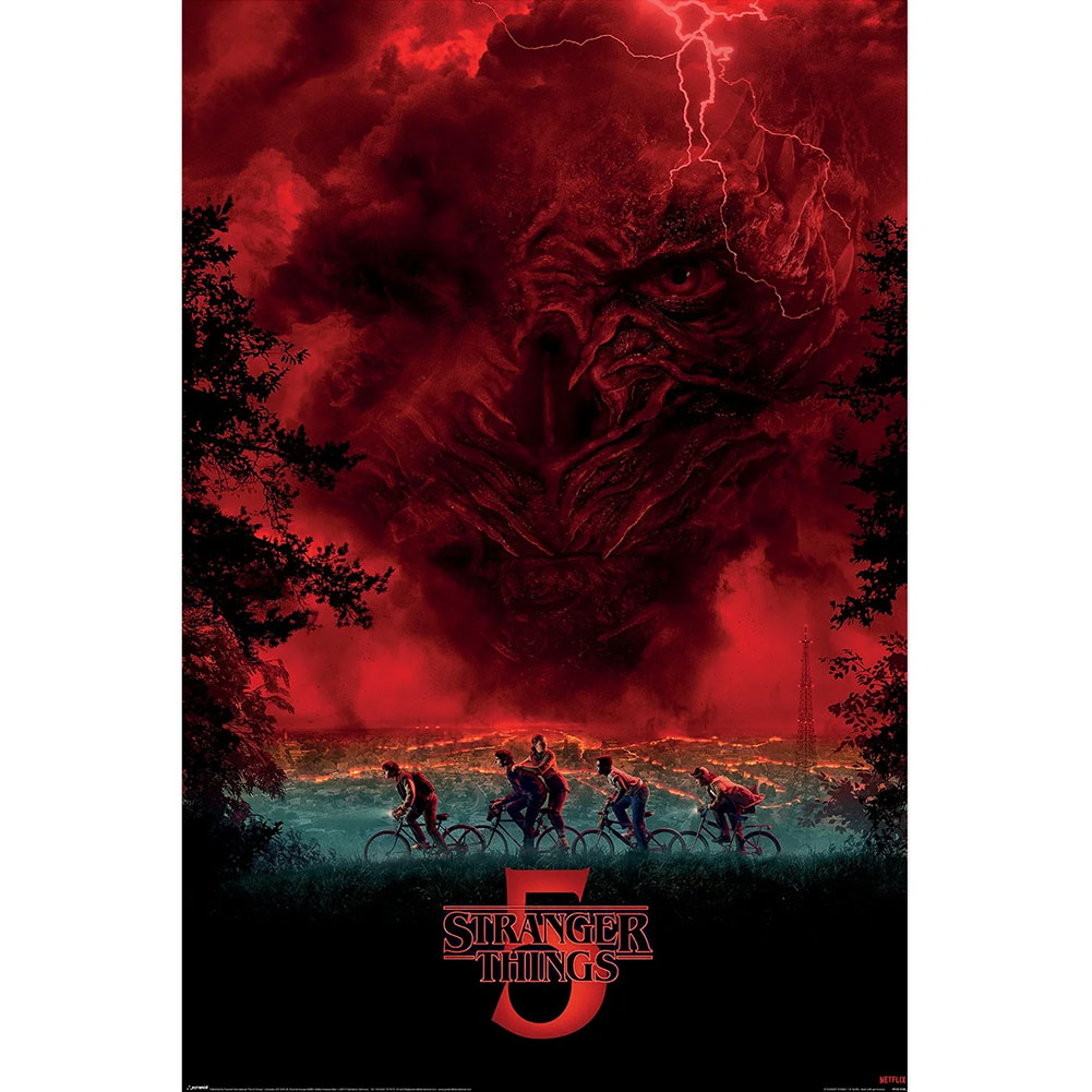 (image for) Stranger Things 5 Vecna Sky Poster 43