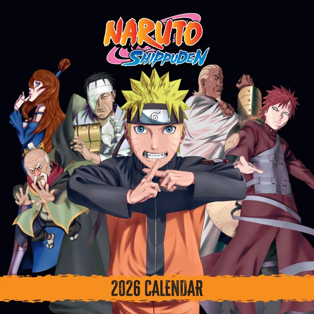 (image for) Naruto: Shippuden Square Calendar 2026