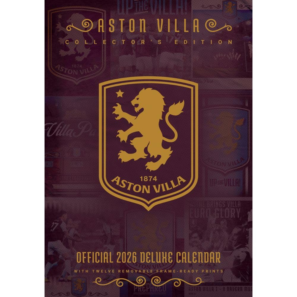(image for) Aston Villa FC Deluxe Calendar 2026