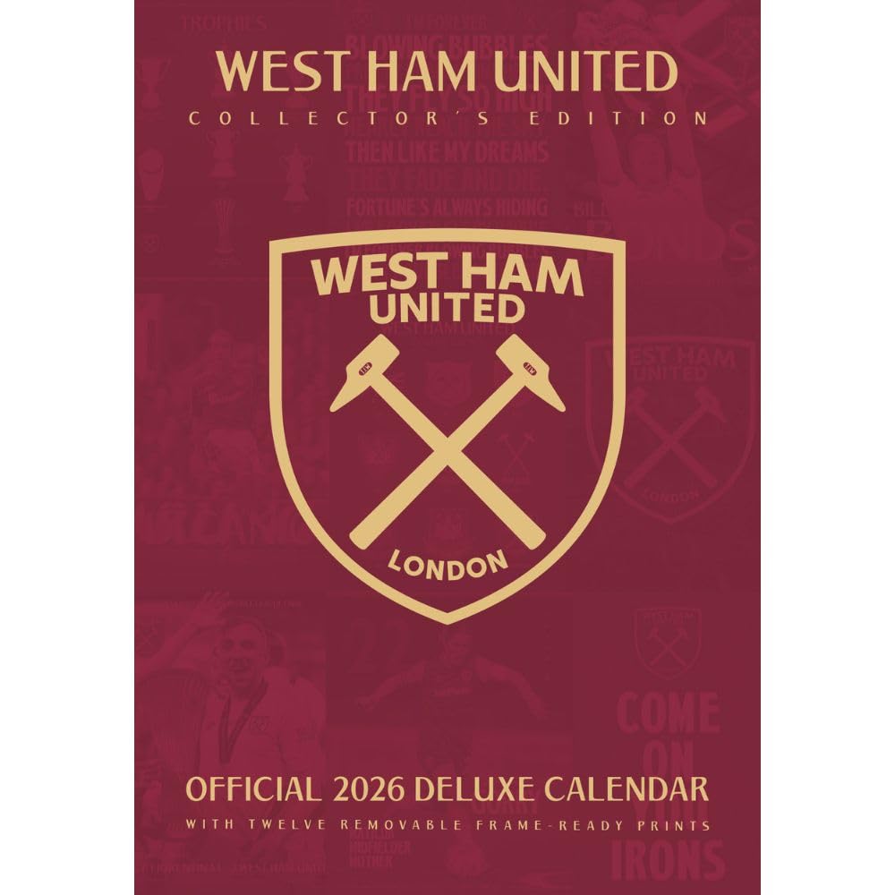 (image for) West Ham United FC Deluxe Calendar 2026