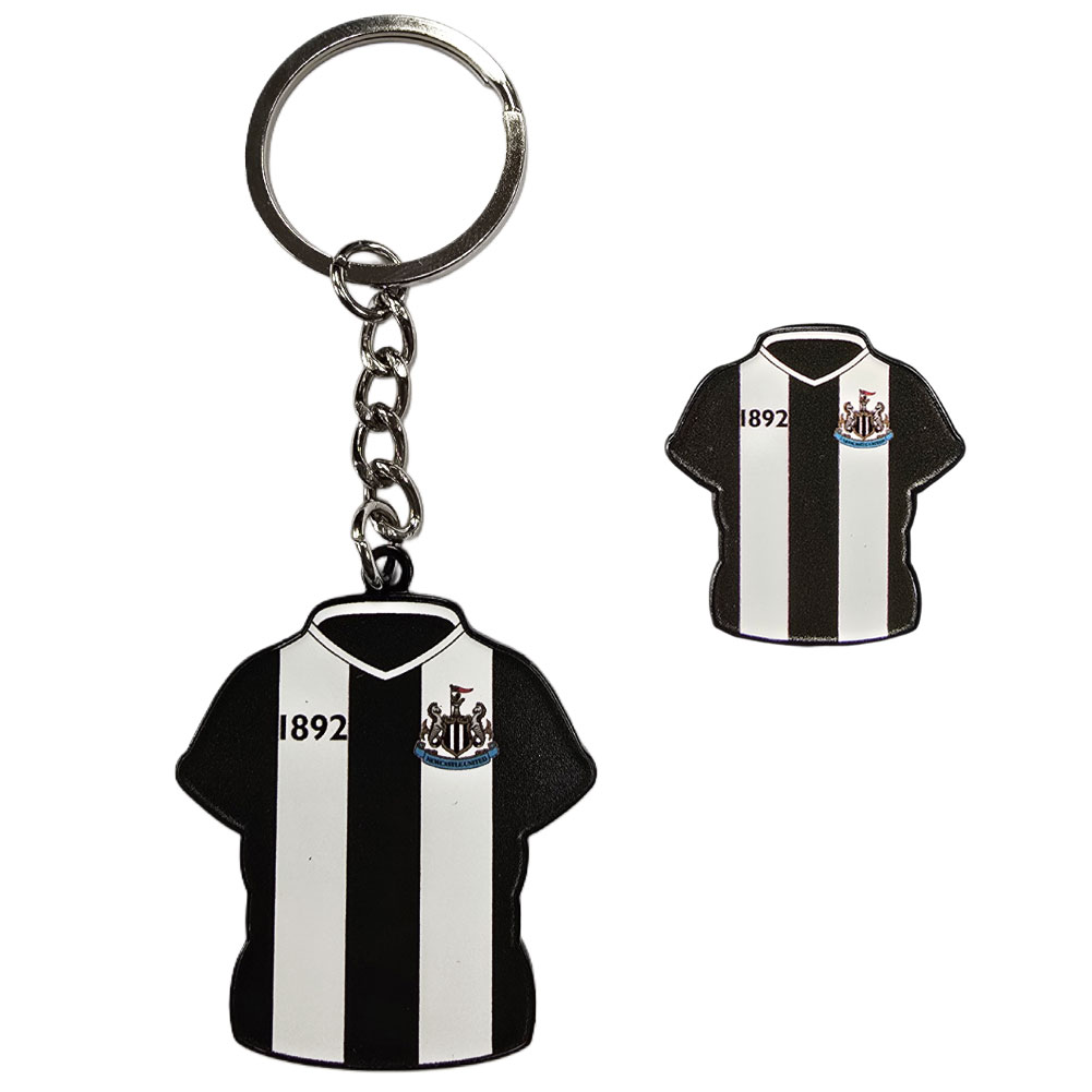 (image for) Newcastle United FC Home Shirt Keyring & Badge Set