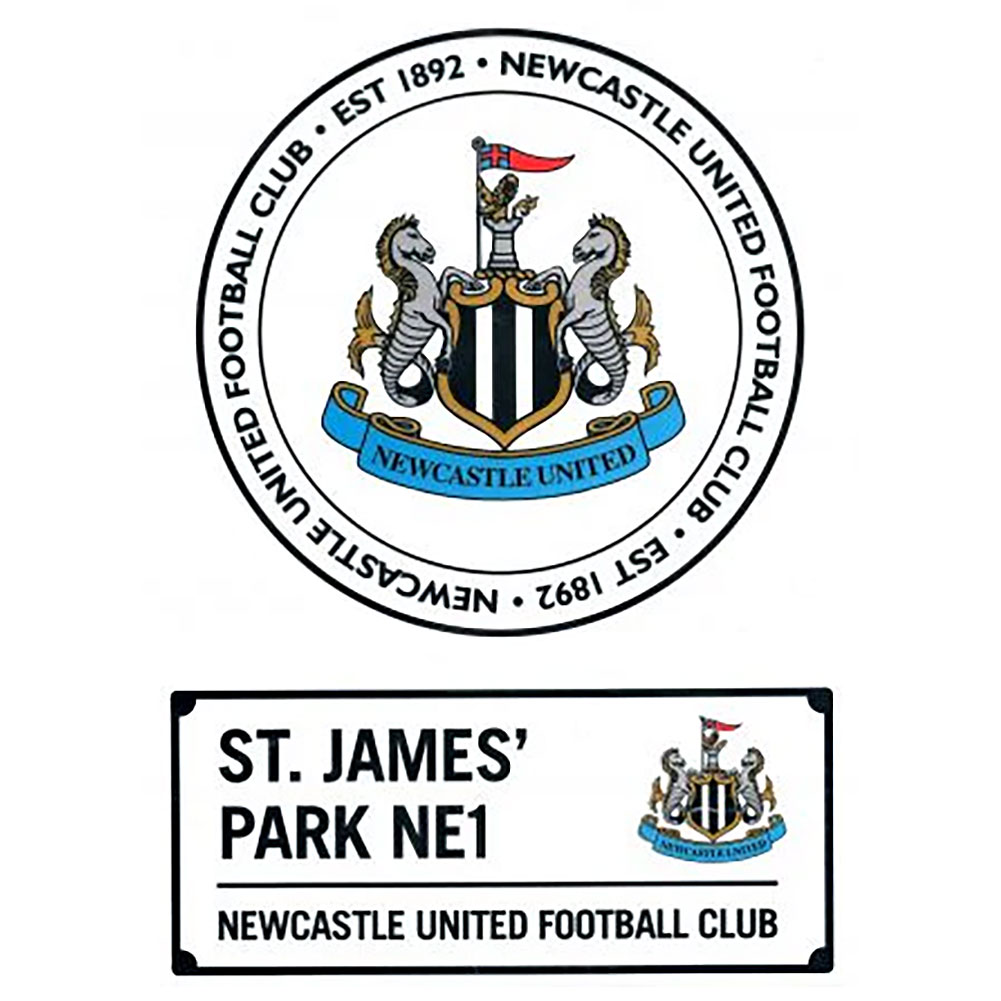 (image for) Newcastle United FC A4 Car Decal