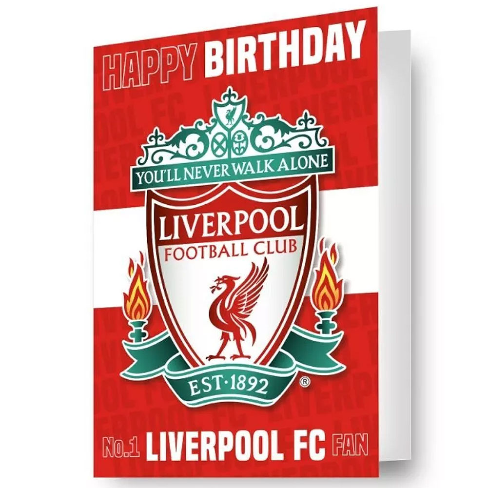 (image for) Liverpool FC 3D Lenticular Birthday Card