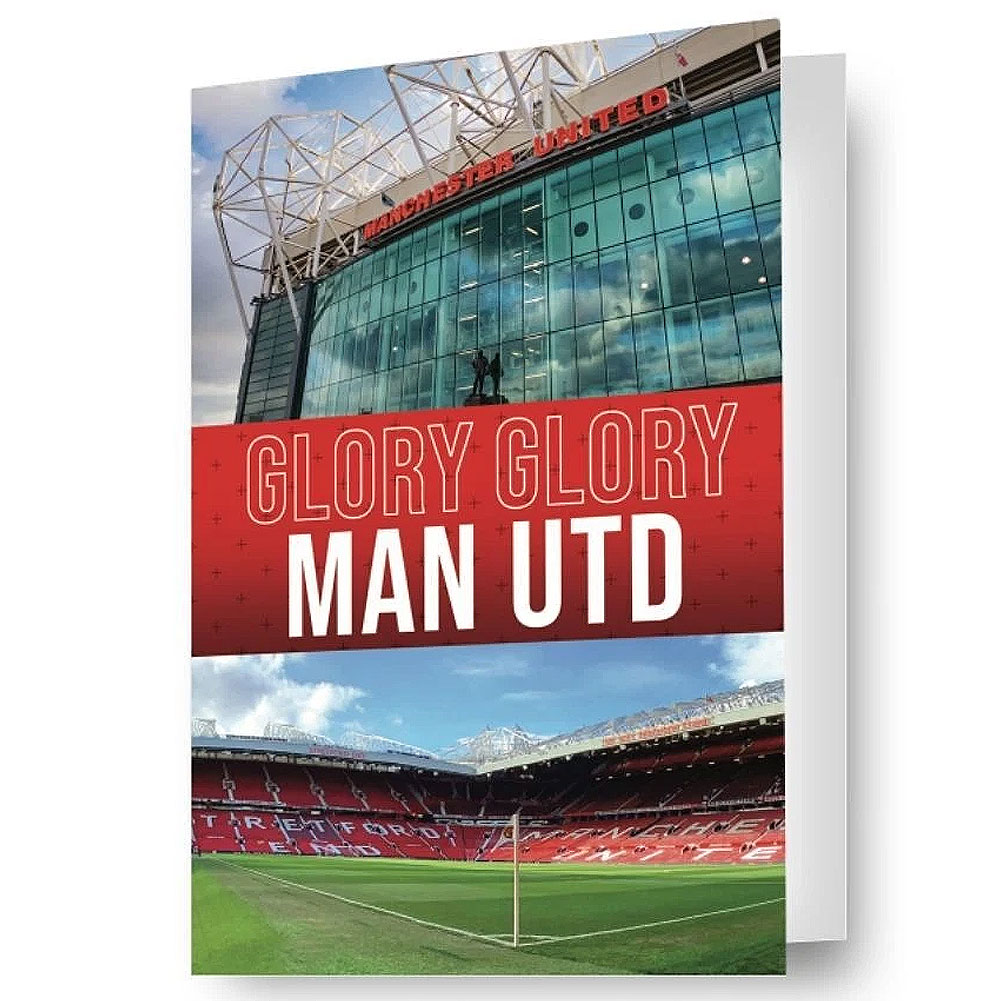 (image for) Manchester United FC 3D Lenticular Birthday Card