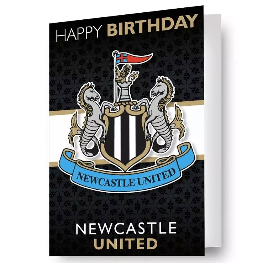 (image for) Newcastle United FC 3D Lenticular Birthday Card