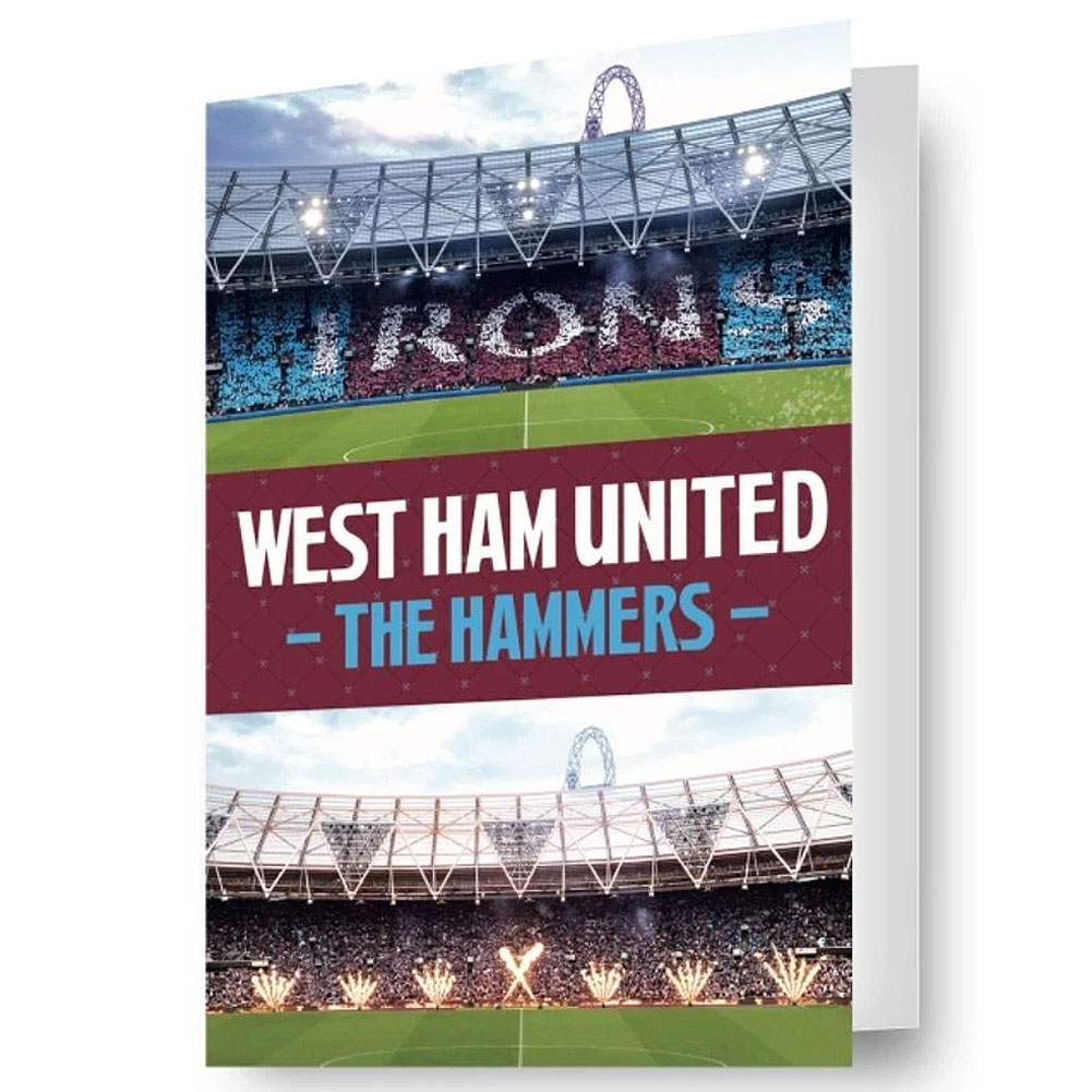 (image for) West Ham United FC 3D Lenticular Birthday Card