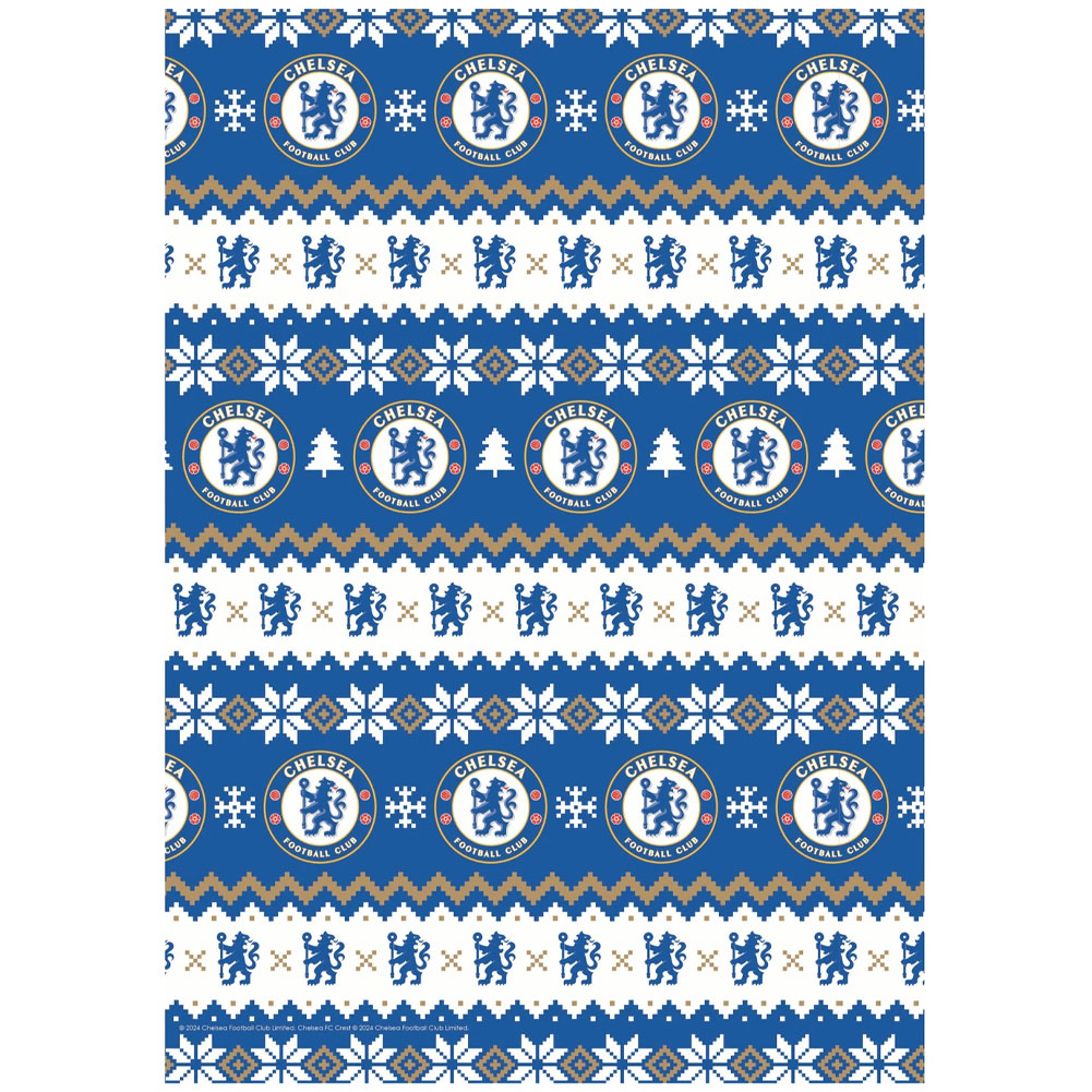 (image for) Chelsea FC Christmas Gift Wrap