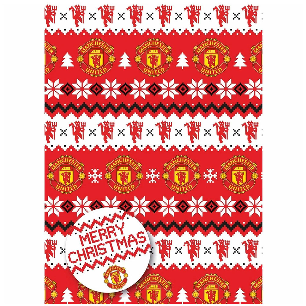 (image for) Manchester United FC Christmas Gift Wrap
