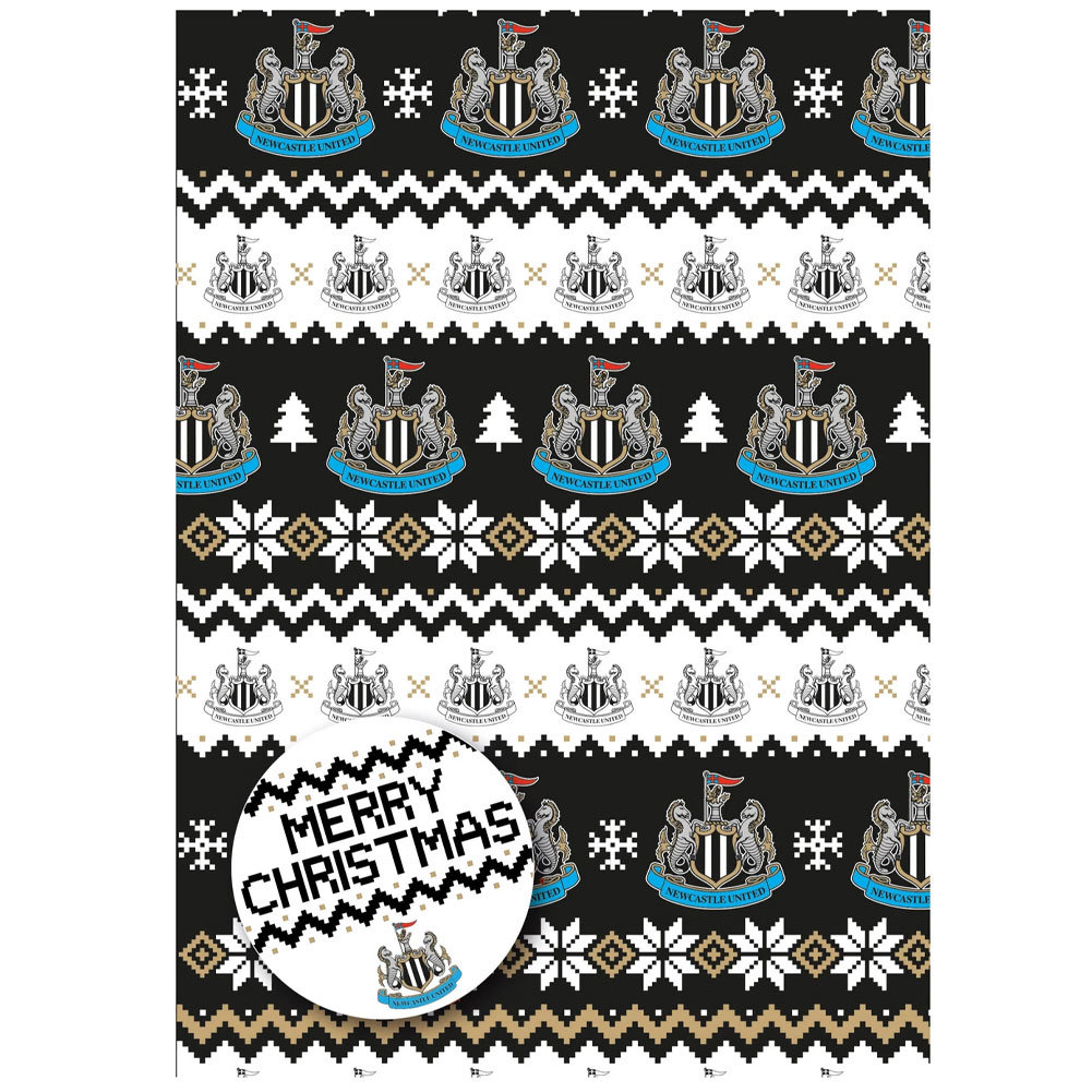 (image for) Newcastle United FC Christmas Gift Wrap