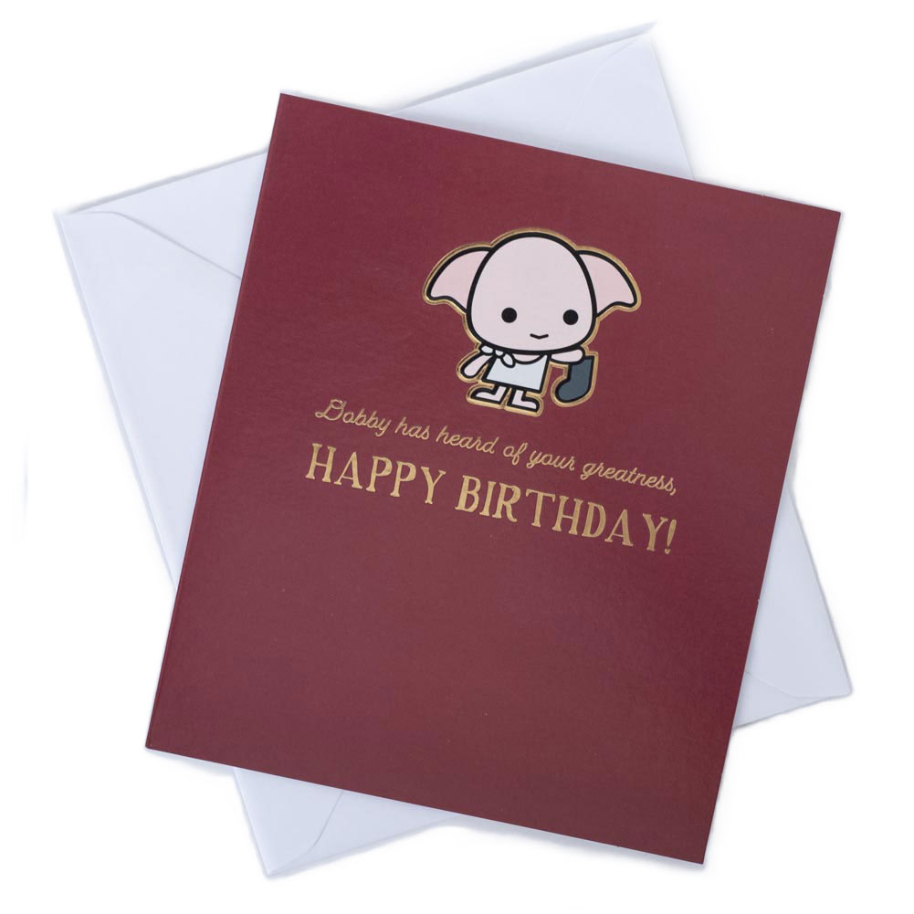 (image for) Harry Potter Dobby Birthday Card