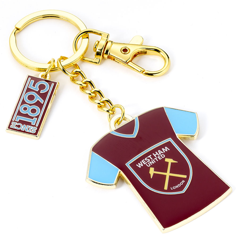 (image for) West Ham United FC Shirt Charm Keyring
