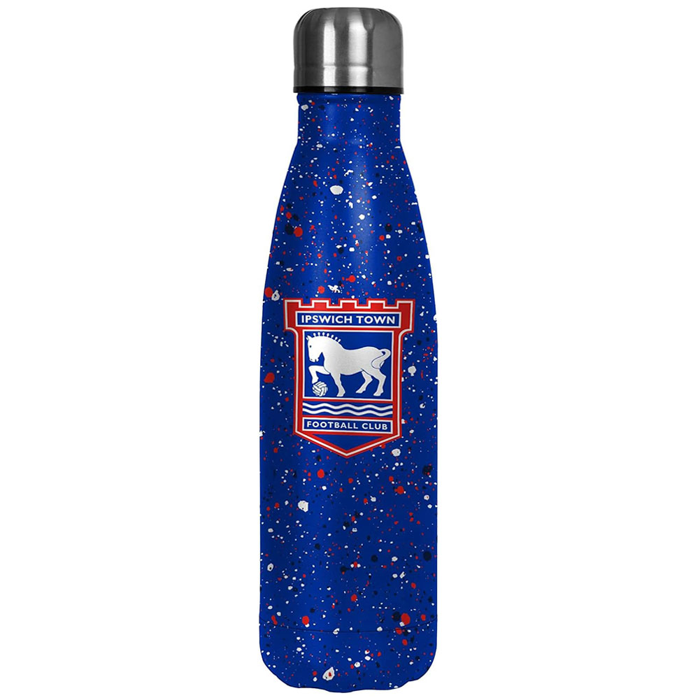 (image for) Ipswich Town FC Paint Splatter Thermal Flask