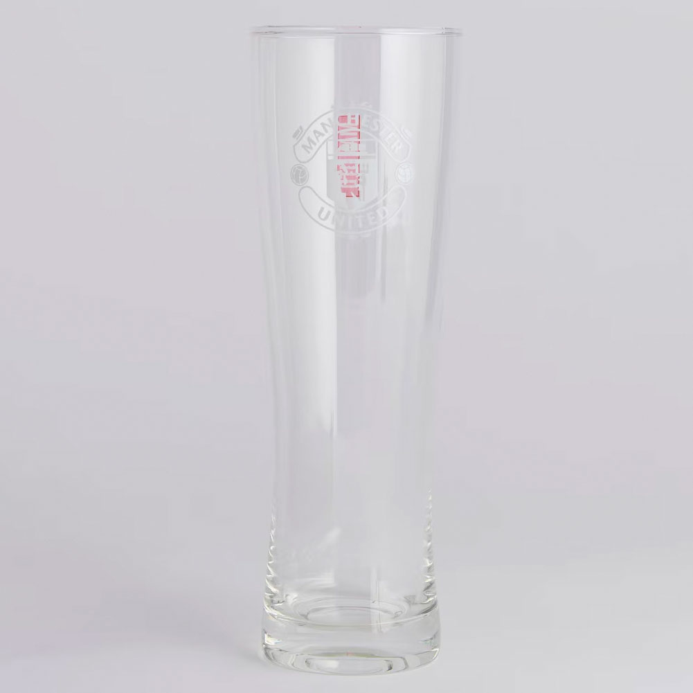 (image for) Manchester United FC Mono Crest Tall Beer Glass