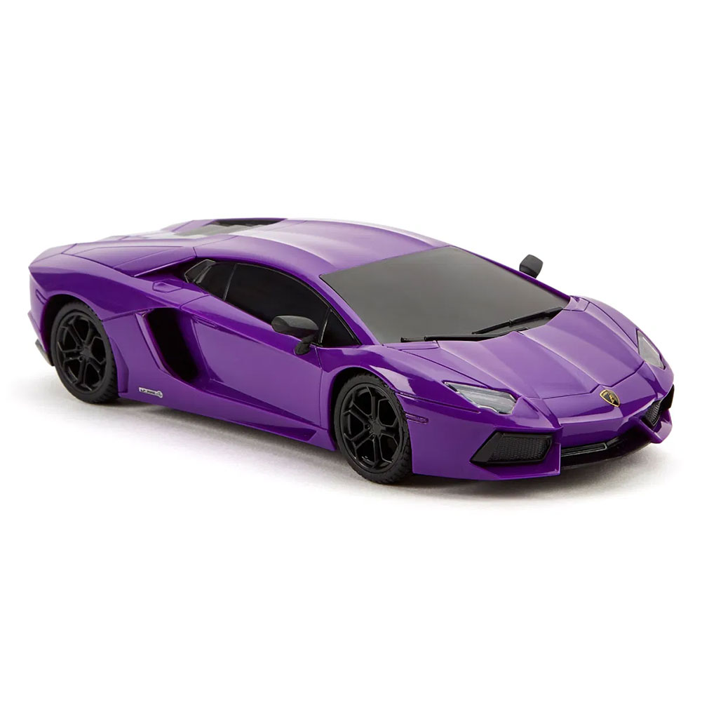 (image for) Lamborghini Aventador Radio Controlled Car 1:24 Scale Purple
