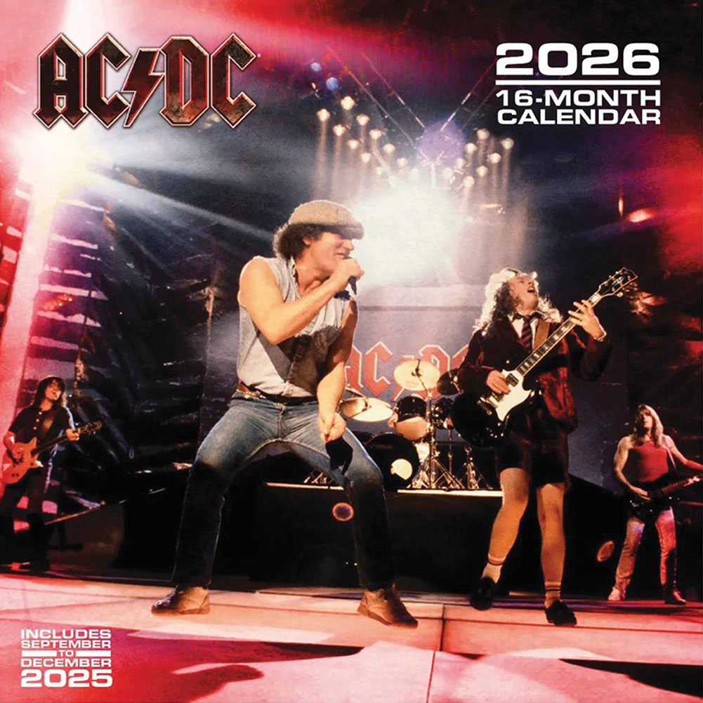 (image for) AC/DC Square Calendar 2026