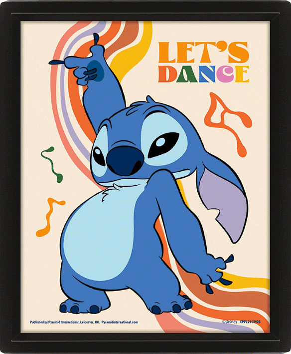 (image for) Lilo & Stitch Let's Dance Framed 3D Picture