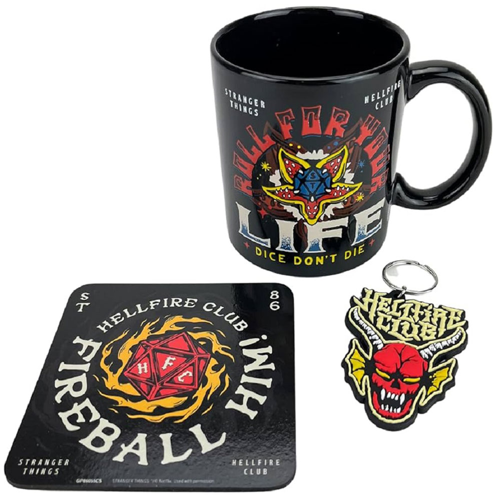(image for) Stranger Things Hellfire Club Mug & Coaster Set