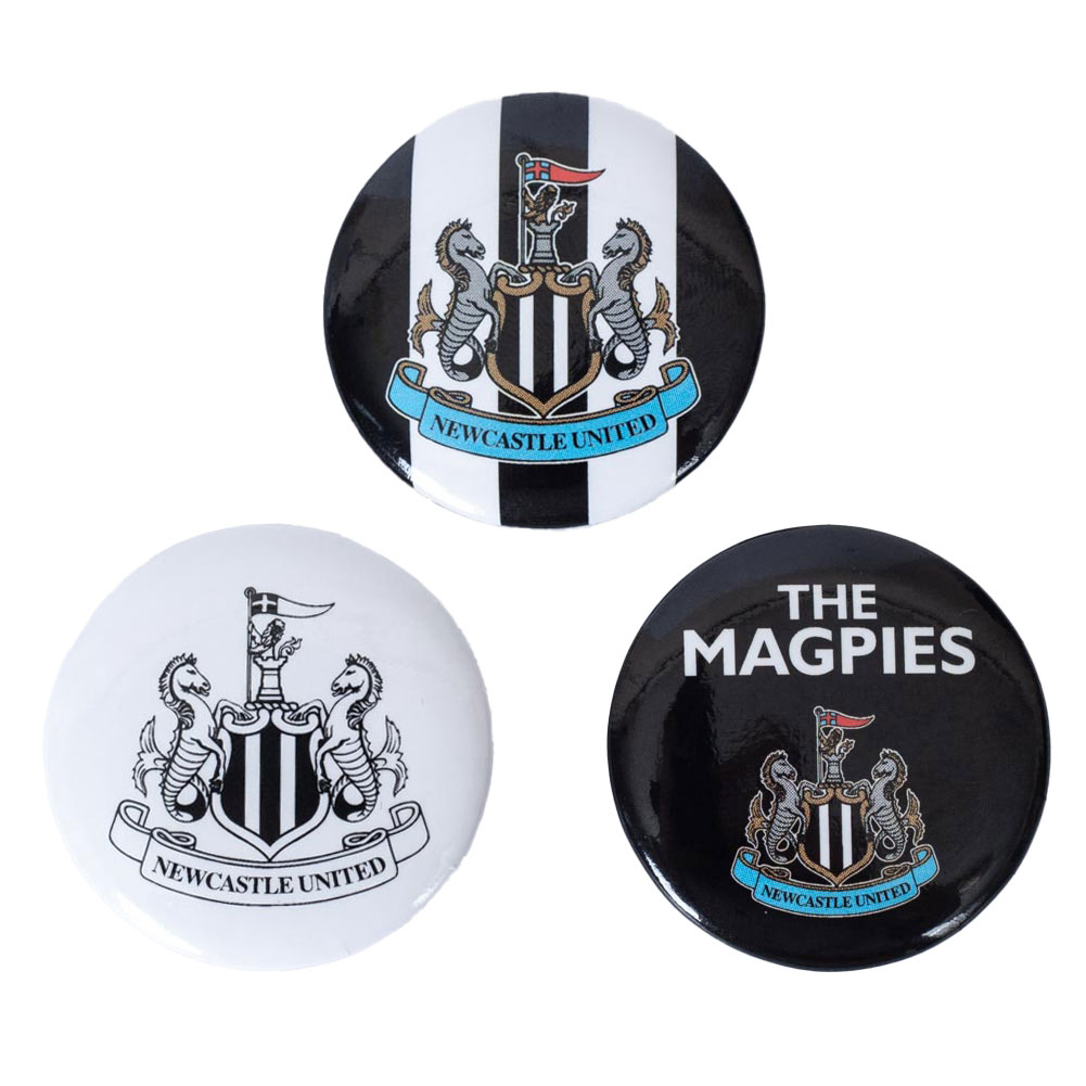 (image for) Newcastle United FC Button Badge Set