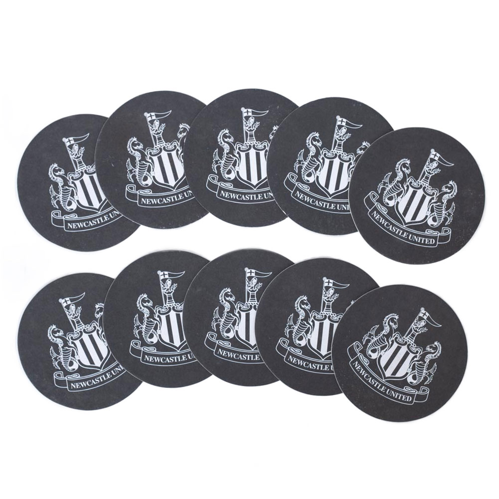 (image for) Newcastle United FC 10pk Beer Mat Set