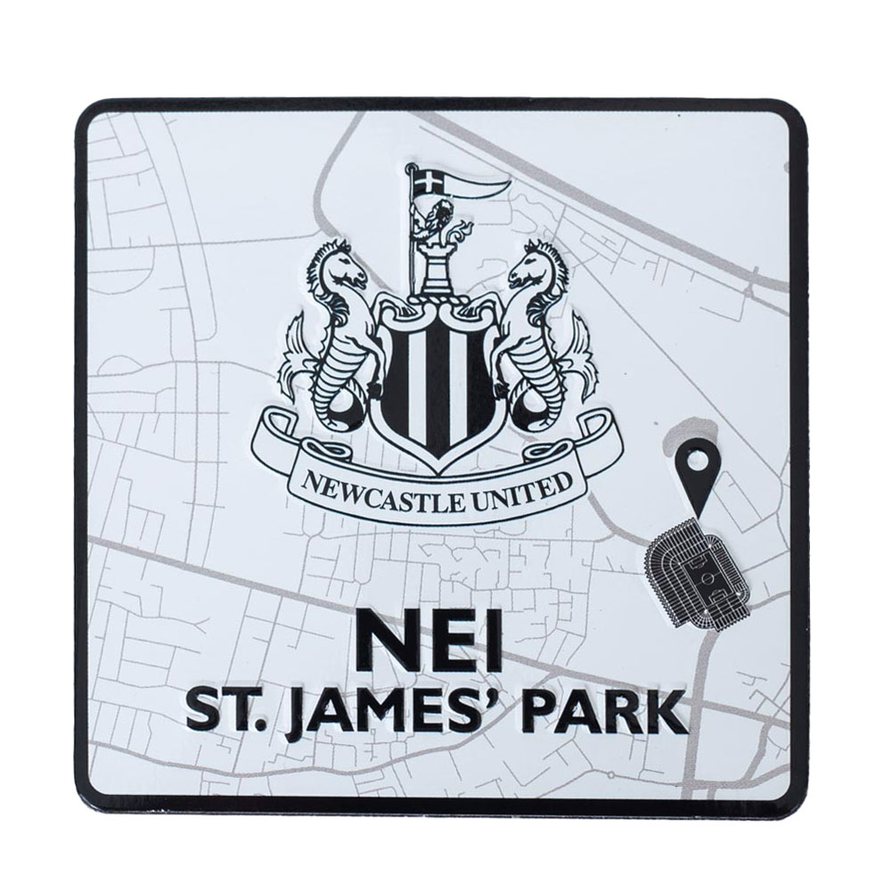 (image for) Newcastle United FC Route To St James' Park Fridge Magnet