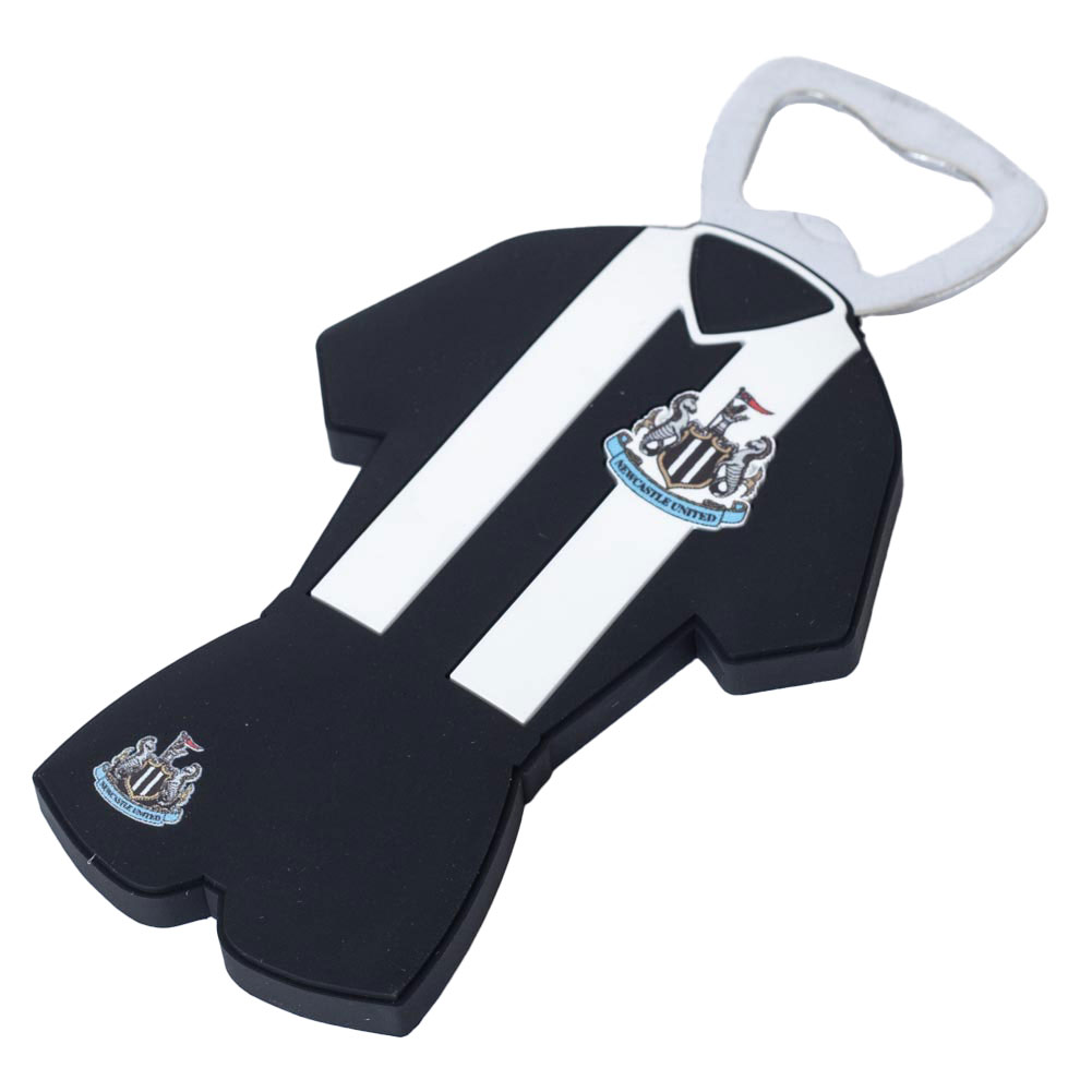 (image for) Newcastle United FC PVC Home Kit Magnetic Bottle Opener