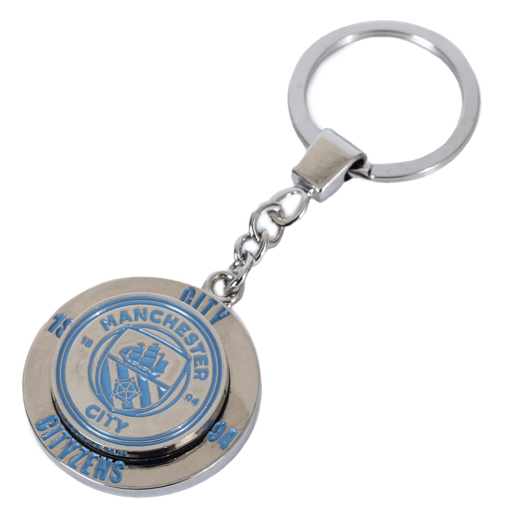 (image for) Manchester City FC Fidget Spinner Keyring