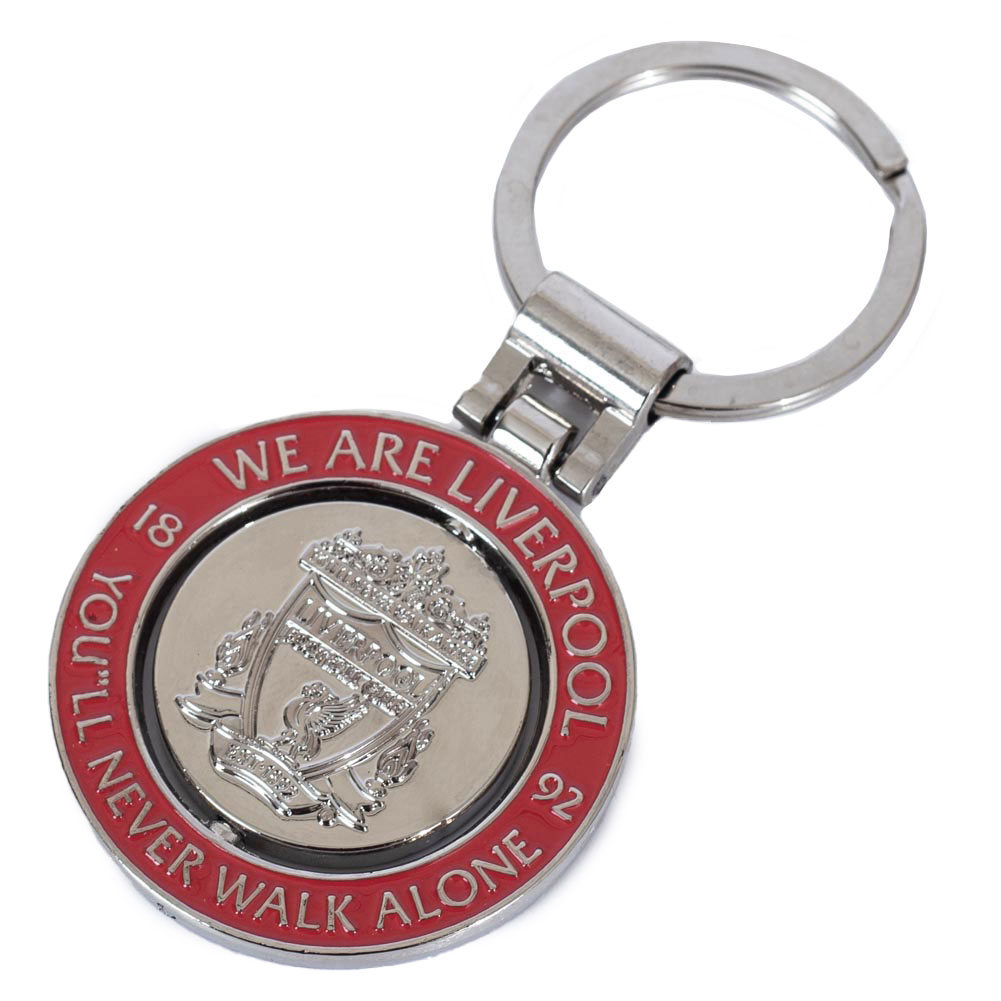 (image for) Liverpool FC Crest Spinner Keyring