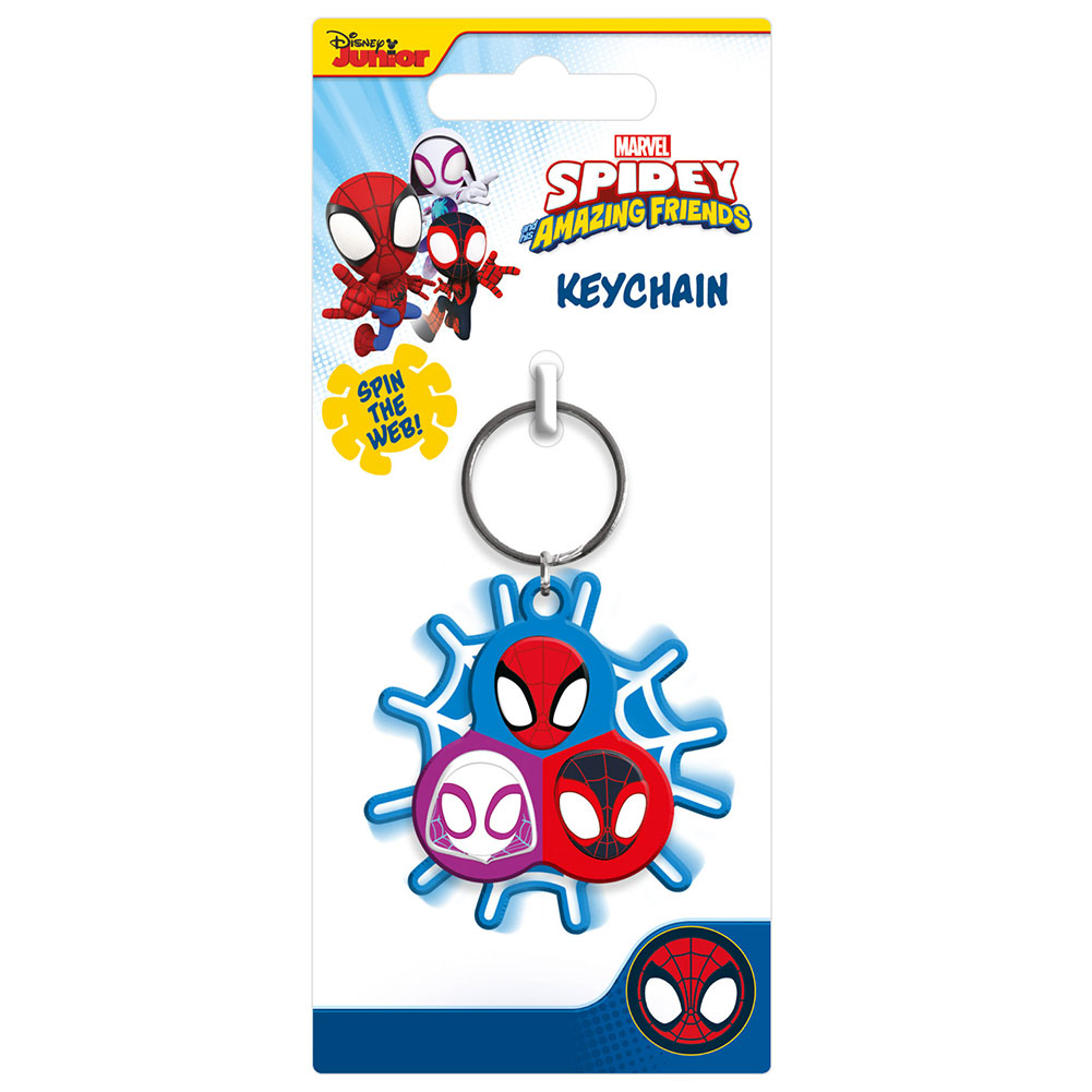 (image for) Spidey And His Amazing Friends Spinner Keyring