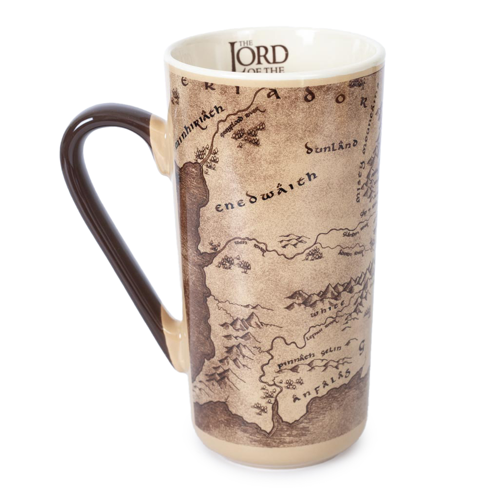 (image for) The Lord Of The Rings Map Grande Latte Mug