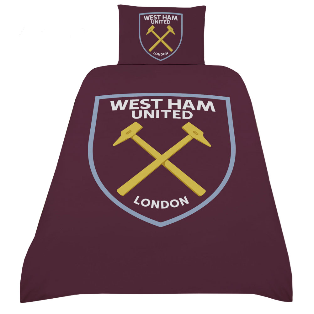 (image for) West Ham United FC Crest Single Duvet Set
