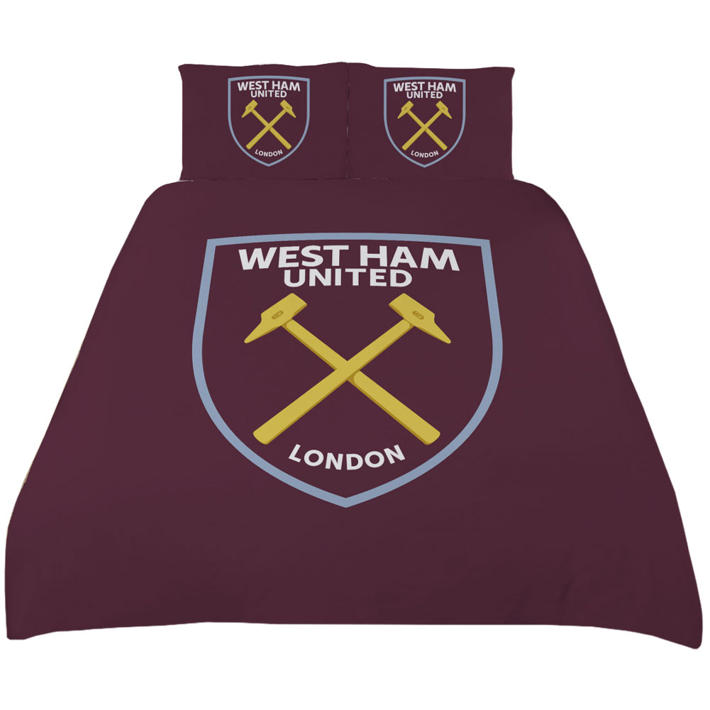(image for) West Ham United FC Crest Double Duvet Set