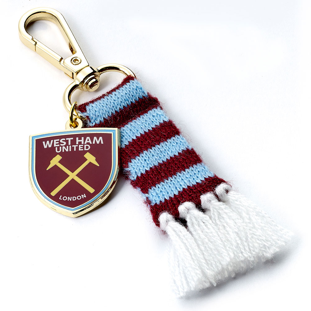 (image for) West Ham United FC Bar Scarf Bag Charm