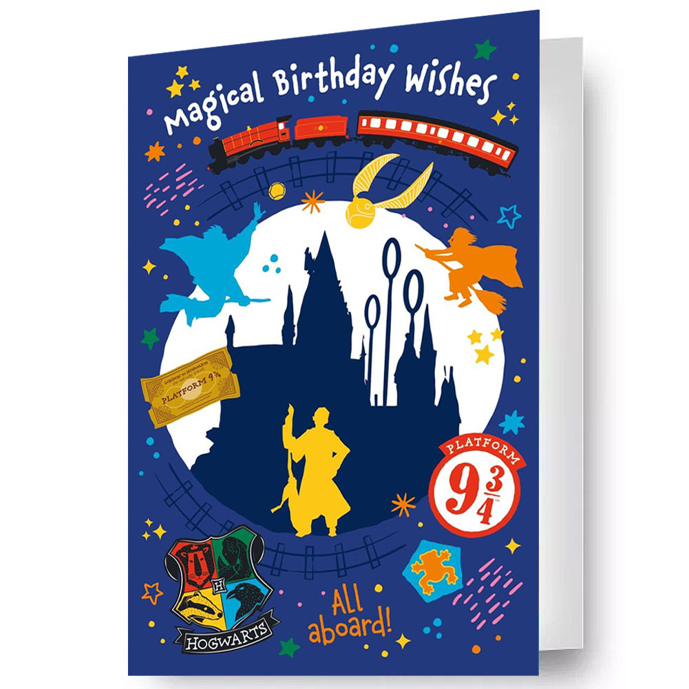 (image for) Harry Potter 3D Lenticular Birthday Card
