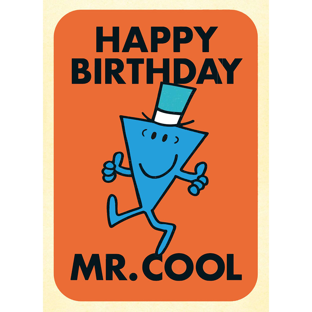 (image for) Mr. Men And Little Miss Mr Cool Birthday Card