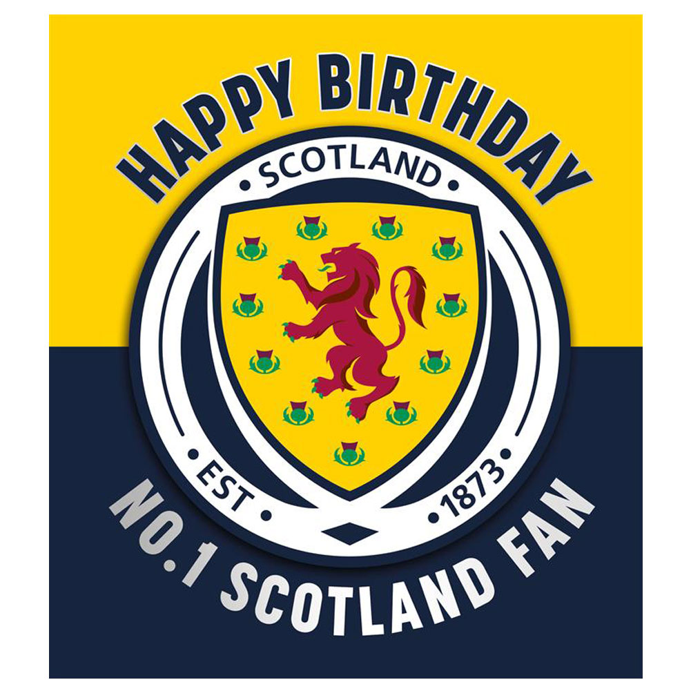 (image for) Scottish FA Birthday Card
