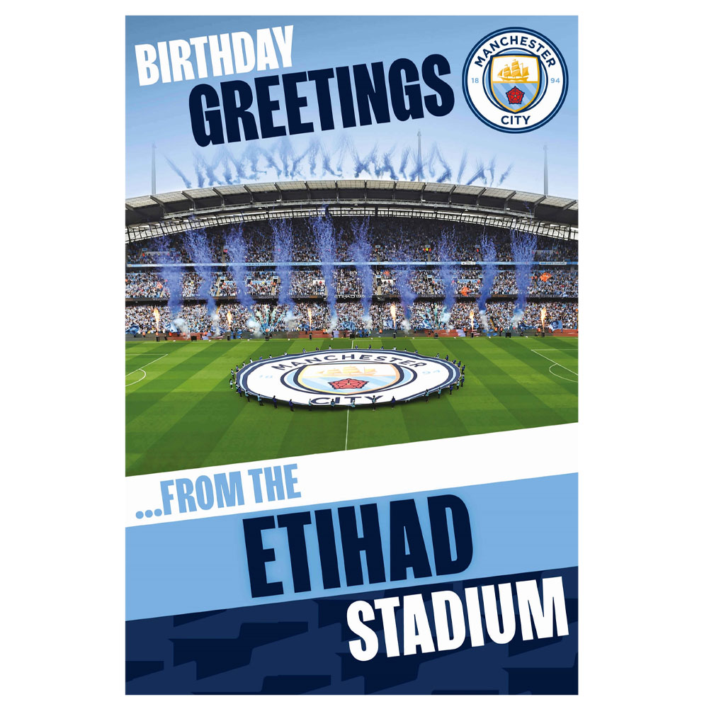 (image for) Manchester City FC Pop-Up Birthday Card